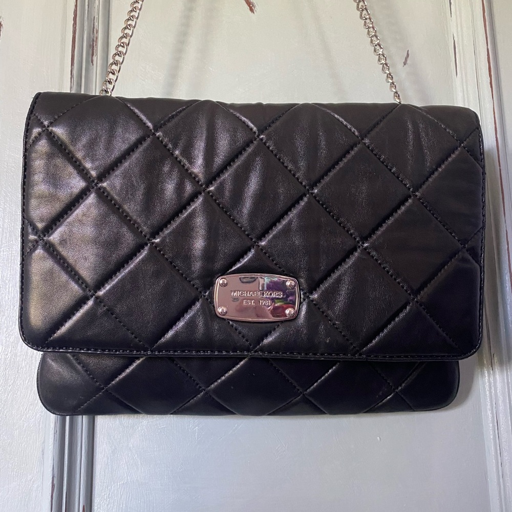 Michael Kors Quilted Clutch Crossbody